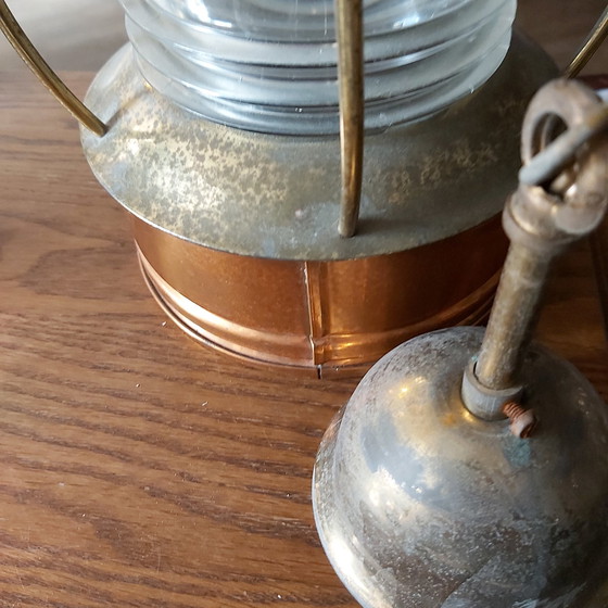 Image 1 of Vintage koperen scheepslamp