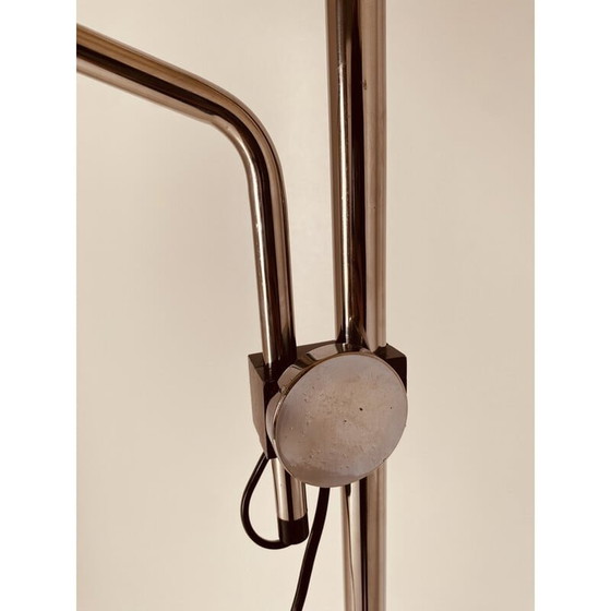 Image 1 of Vintage verchroomde vloerlamp, Italië 1960