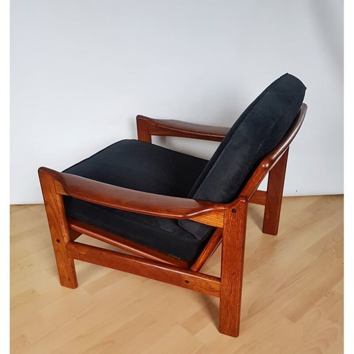 Vintage teakhouten fauteuil, Denemarken 1960