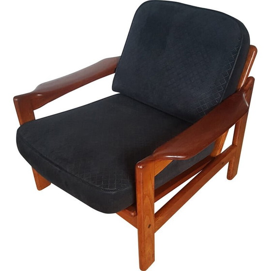 Image 1 of Vintage teakhouten fauteuil, Denemarken 1960