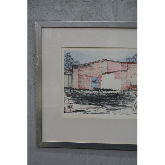 Image 1 of Kleurenlitho door Bo Hulten, 1975