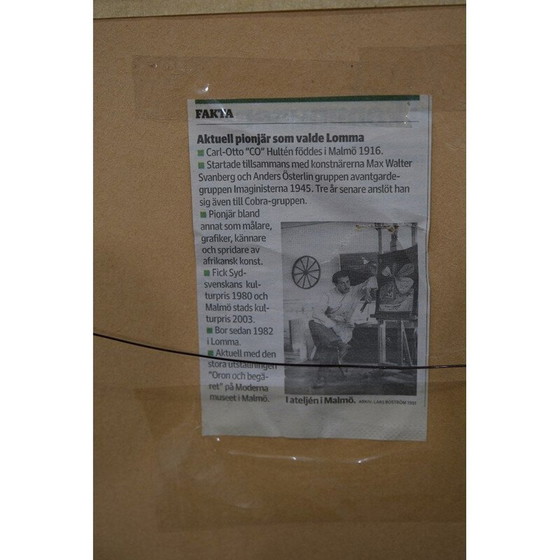 Image 1 of Kleurenlitho door Bo Hulten, 1975