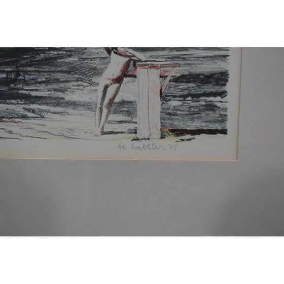 Image 1 of Kleurenlitho door Bo Hulten, 1975