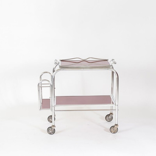 Vintage Art Deco bar trolley, 1930