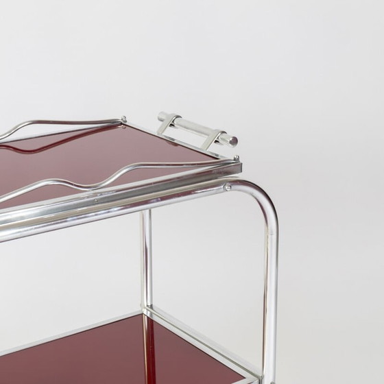 Image 1 of Vintage Art Deco bar trolley, 1930