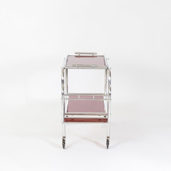 Image 1 of Vintage Art Deco bar trolley, 1930