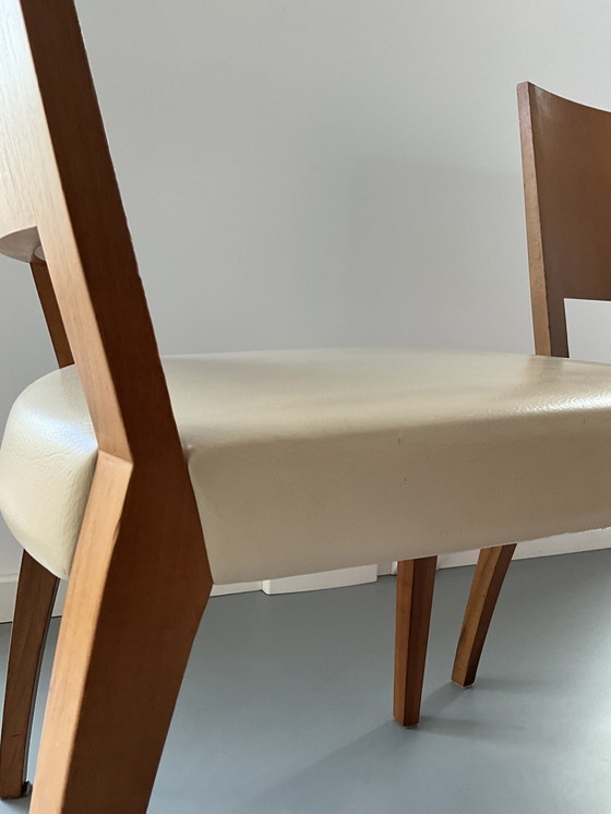 Image 1 of 2x Molteni Eetkamerstoelen