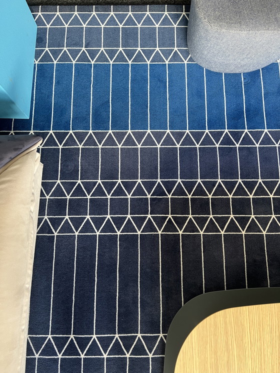 Image 1 of Moooi Carpets ZigZag Blauw