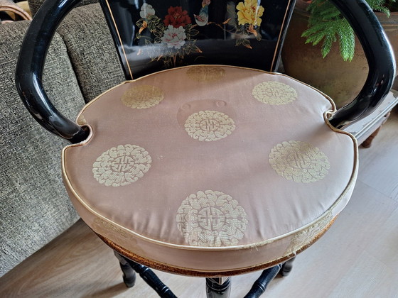 Image 1 of 2 x Handbewerkte Barstoelen