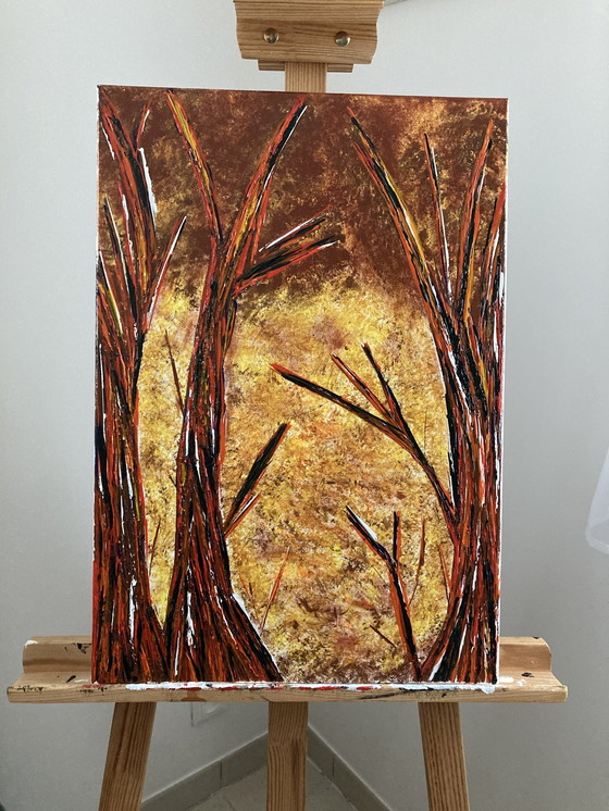 Image 1 of herfstlandschap