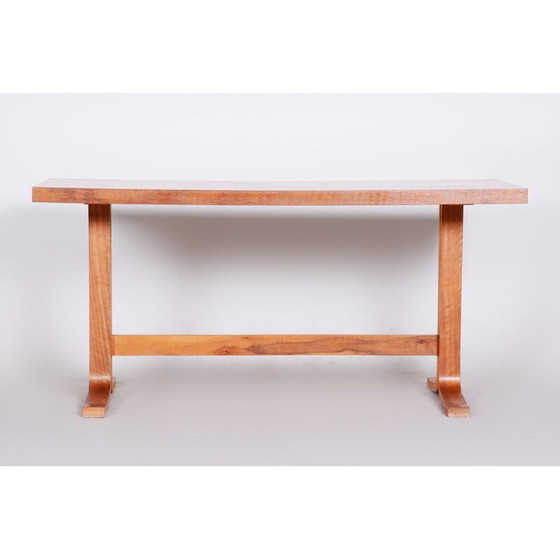 Image 1 of Vintage houten salontafel ovangol, Tsjecho-Slowakije 1960