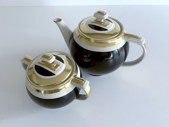 Image 1 of Art Deco koffie-/theeservies, Porselein