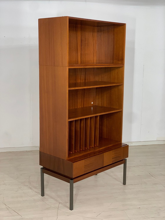 Image 1 of Mid Century hoge kast woonkamer vintage