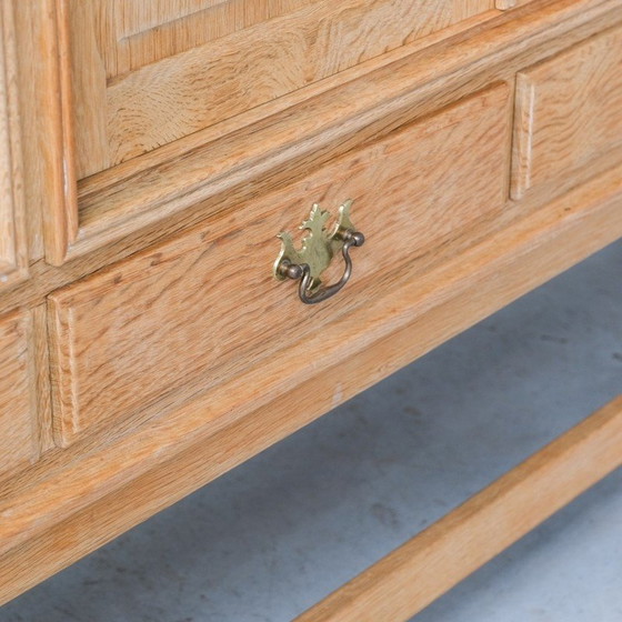 Image 1 of Vintage eiken dressoir met 4 deuren, Denemarken 1960