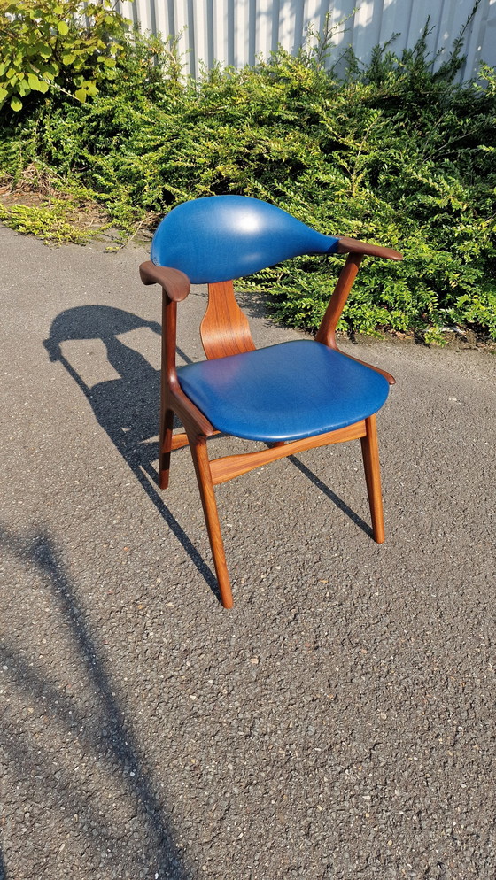 Image 1 of AWA stoelen toegeschreven aan Louis van Teeffelen Koehoorn Stoel