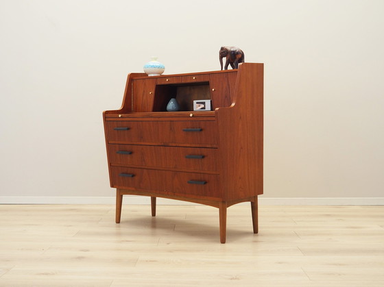 Image 1 of Teakhouten secretaire, Deens ontwerp, 1970S, Productie: Denemarken