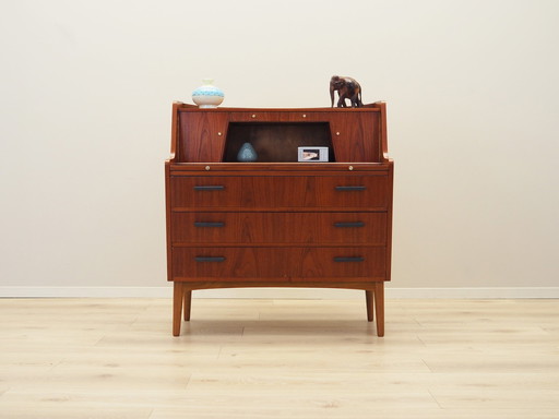 Teakhouten secretaire, Deens ontwerp, 1970S, Productie: Denemarken