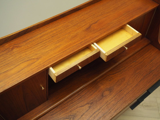 Image 1 of Teakhouten secretaire, Deens ontwerp, 1970S, Productie: Denemarken