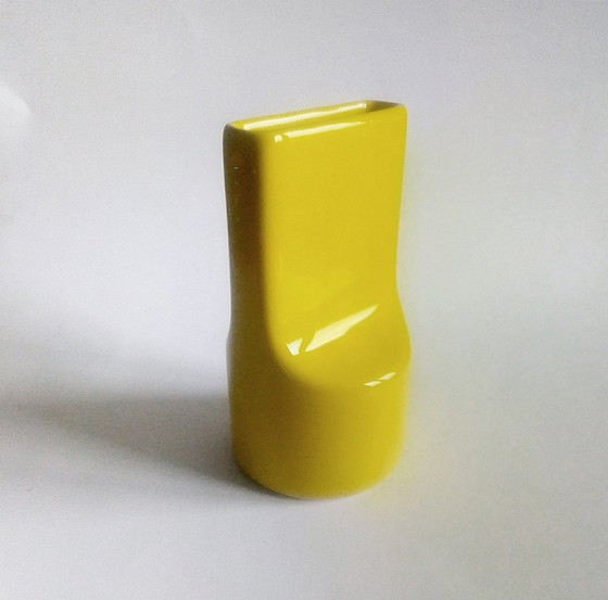 Image 1 of Design Devaux Frankrijk Postmodern/Pop-Art Keramische Vaas 1980 S Sottsass-Era Echte Zeldzaamheid