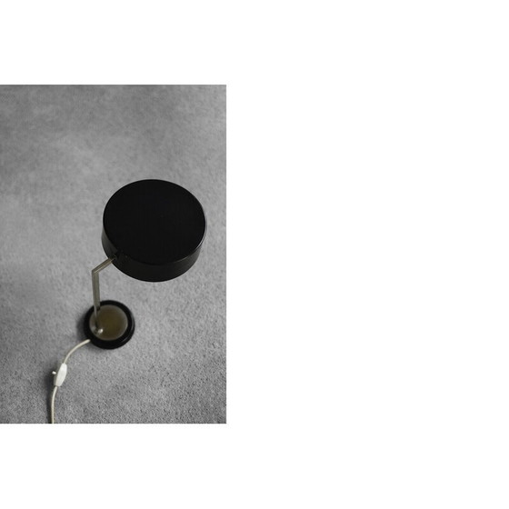 Image 1 of Vintage zwart metalen bureaulamp, Duitsland 1960