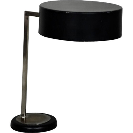 Image 1 of Vintage zwart metalen bureaulamp, Duitsland 1960