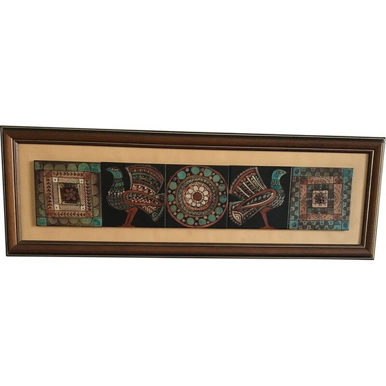 Image 1 of Vintage fresco van keramiek door Edith Fidler