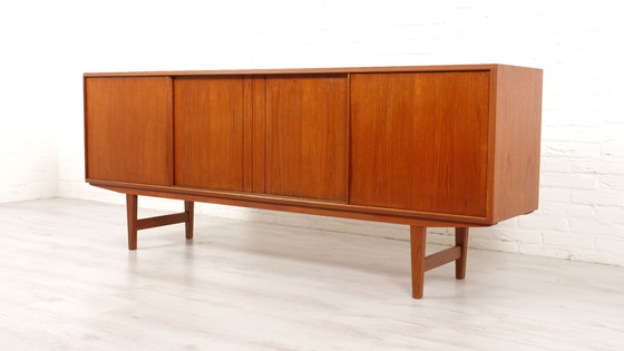 Image 1 of Vintage Dressoir | Schuifdeuren | Scandinavisch Design | 196 Cm