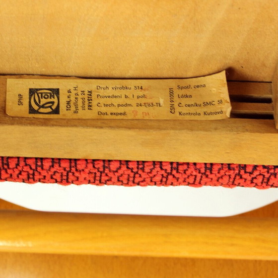 Image 1 of Set van 4 vintage beuken eetkamerstoelen door Oswald Haerdtl voor Thonet, 1960