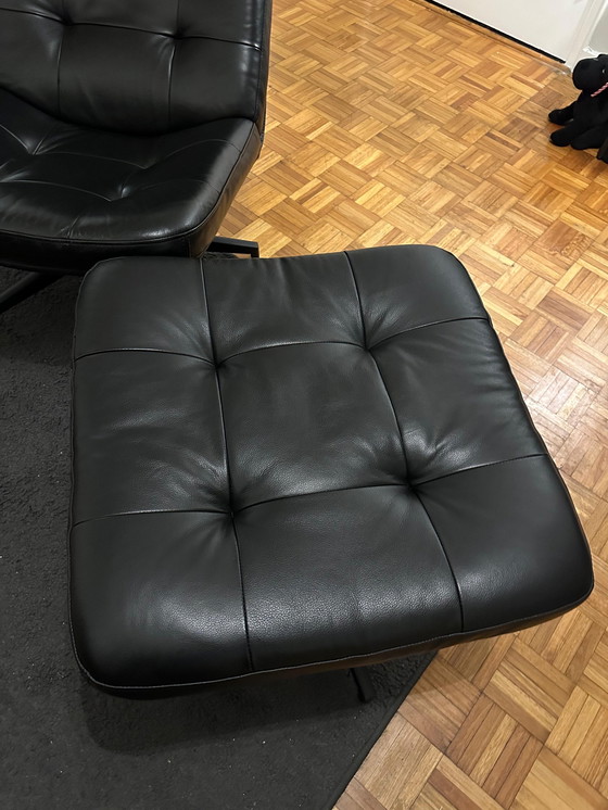 Image 1 of Ikea Havberg Draaifauteuil Met Voetenbank