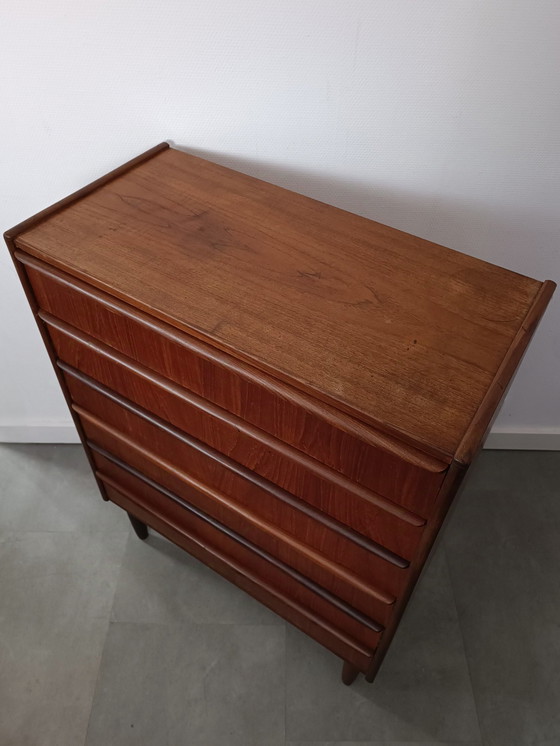 Image 1 of Vintage Deense Ladekast In Teak 