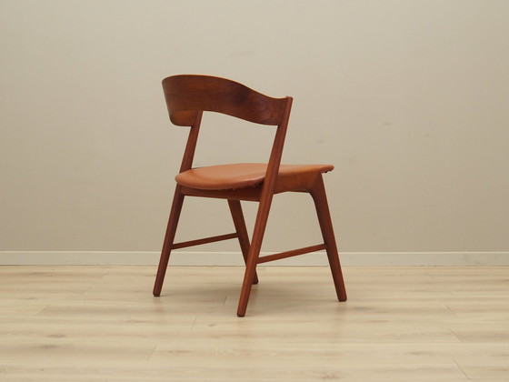 Image 1 of Set van vier teakhouten stoelen, Deens ontwerp, 1970S, Vervaardiging: Korup Stolefabrik