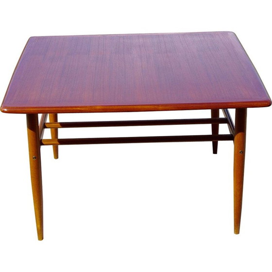 Image 1 of Vintage teakhouten salontafel van Alberts voor Thiro, Zweden 1965