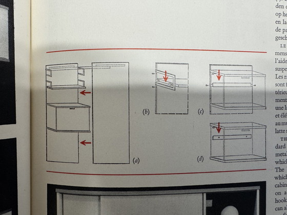 Image 1 of Vintage Essen Wandsysteem Van Cees Braakman Van Pastoe, Dutch Design 1950S