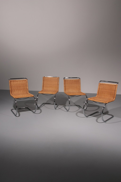 Thonet Iconische Ludwig Mies Van Der Rohe Mr 533 Zwevende Stoelen - Perfecte Staat