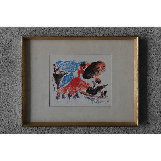 Image 1 of Vintage schilderij van Paul Holsby, 1967