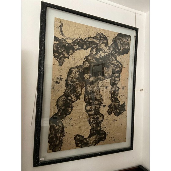 Image 1 of Oost-Indische inkt op papier "Torso" door Elvire Ferle, 1990