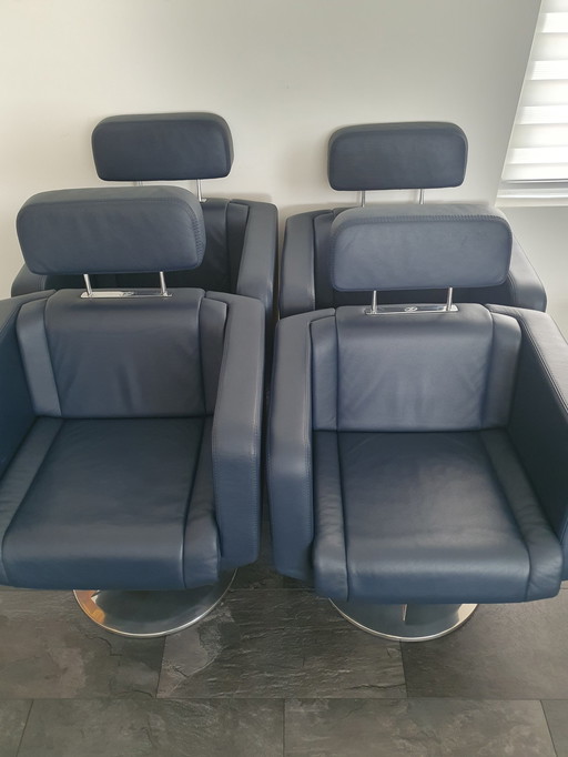 4x Giroflex 21 loungestoelen