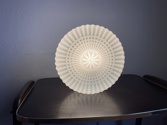 Image 1 of Mid Century Opaal Glazen Plafondlamp