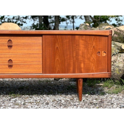 Vintage teakhouten dressoir van Bramin, Denemarken 1960