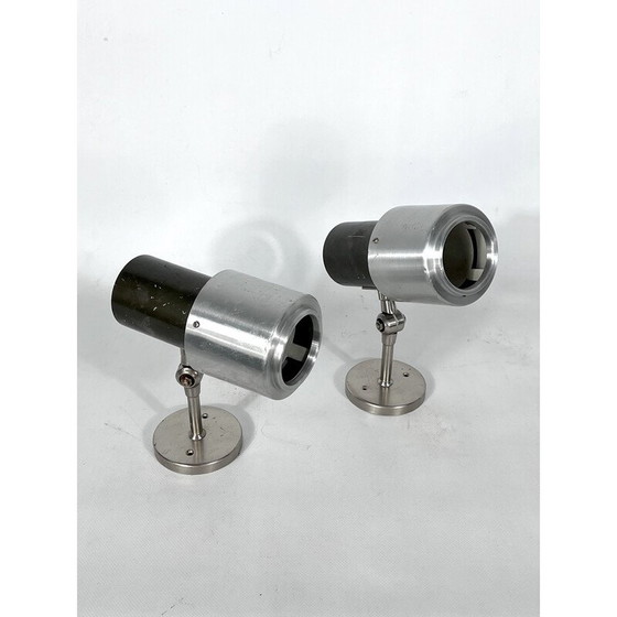 Image 1 of Paar Mid Century verstelbare wandlampen van Stilnovo, Italië 1950