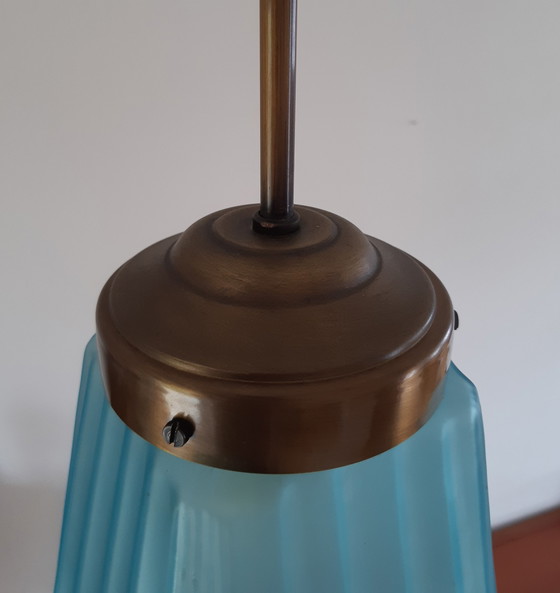 Image 1 of Art Deco Skycraper hanglamp