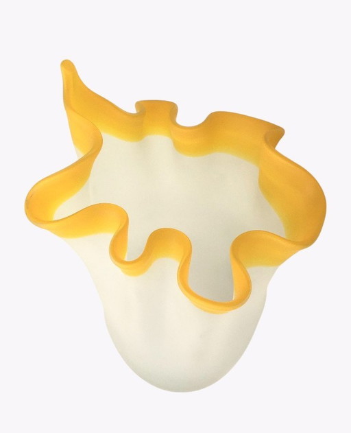 Vaas Zakdoek Paste Glas 70's