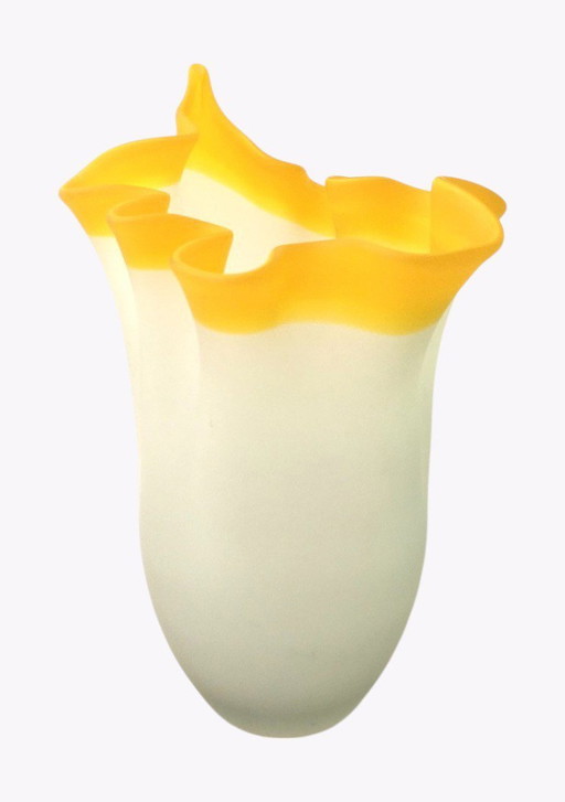 Vaas Zakdoek Paste Glas 70's