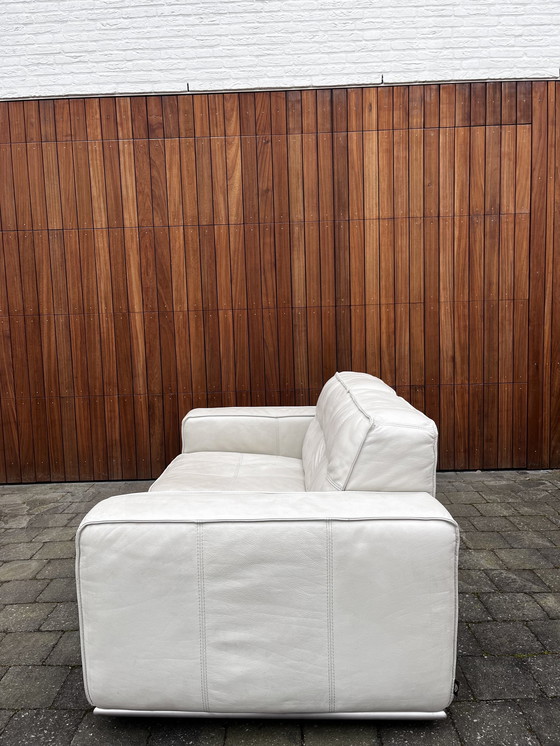 Image 1 of Henders&Hazel Tweezitsbank Wit/ Beige Leer