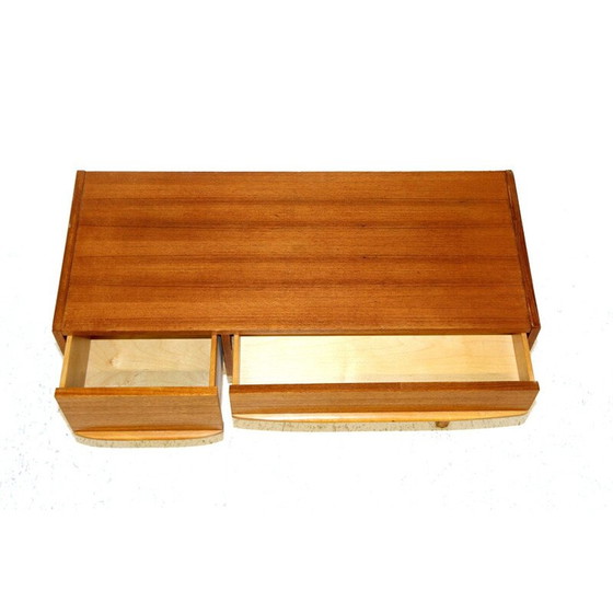 Image 1 of Vintage console van teak en beukenhout, Zweden 1960