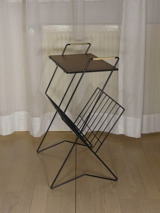 Image 1 of Vintage tijdschriftenrek