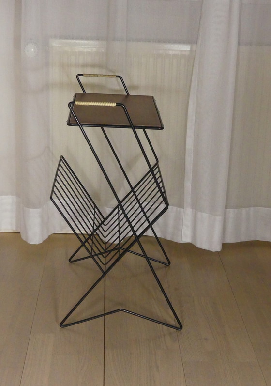 Image 1 of Vintage tijdschriftenrek