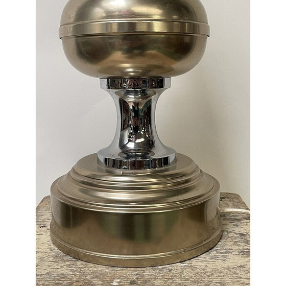 Image 1 of Vintage kapperslamp in chroom en metaal, 1970