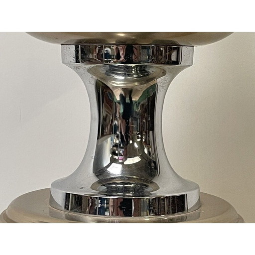 Vintage kapperslamp in chroom en metaal, 1970
