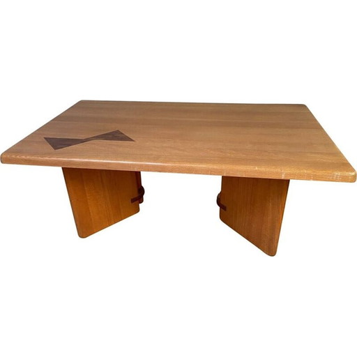 Vintage iepen salontafel van Regain, 1978
